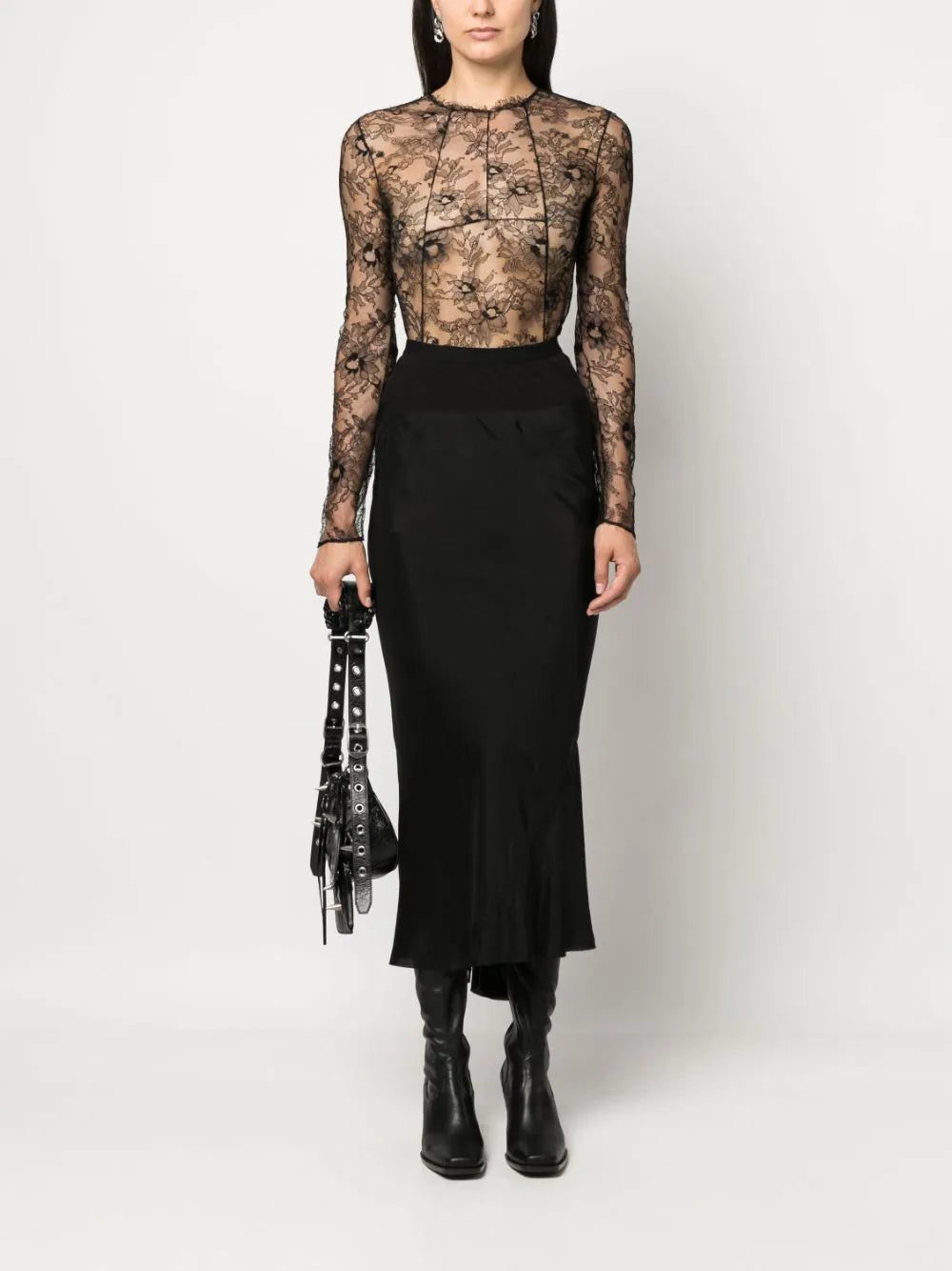 Off-White sheer lace bodysuit - Image 2