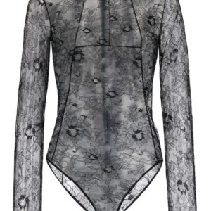 Off-White  sheer lace bodysuit