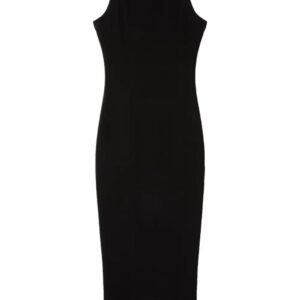 Off-White ribbed sleeveless dress