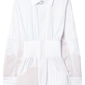 Off-White Motorcycle long-sleeved shirt dress