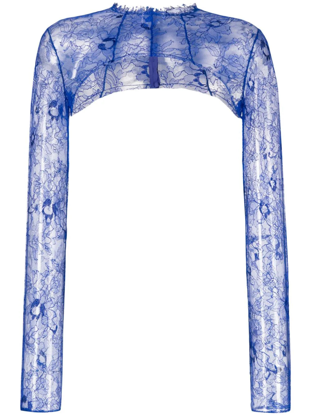 Off-White lace cropped top