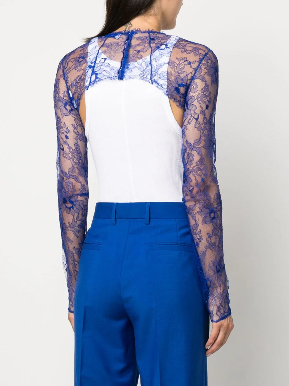 Off-White lace cropped top - Image 3