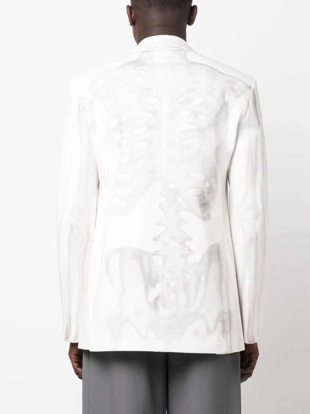 Off-White X-Ray-print double-breasted blazer - Image 4