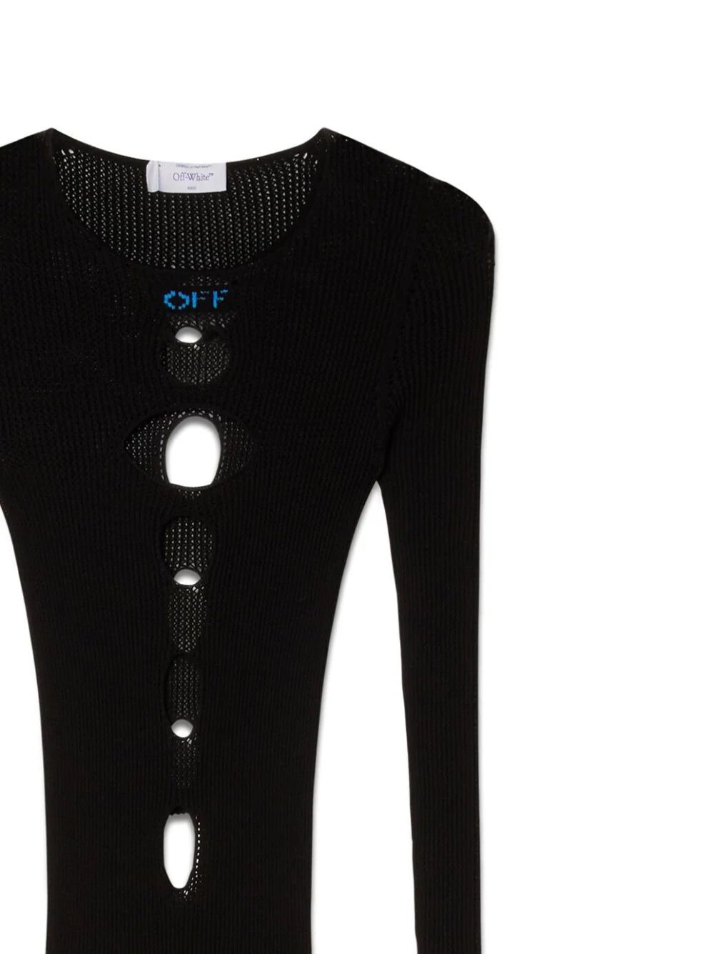 Off-White cut-out knitted dress - Image 3