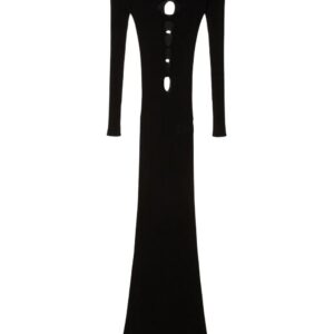 Off-White cut-out knitted dress