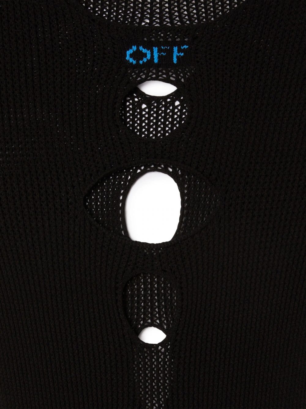 Off-White cut-out knitted dress - Image 4