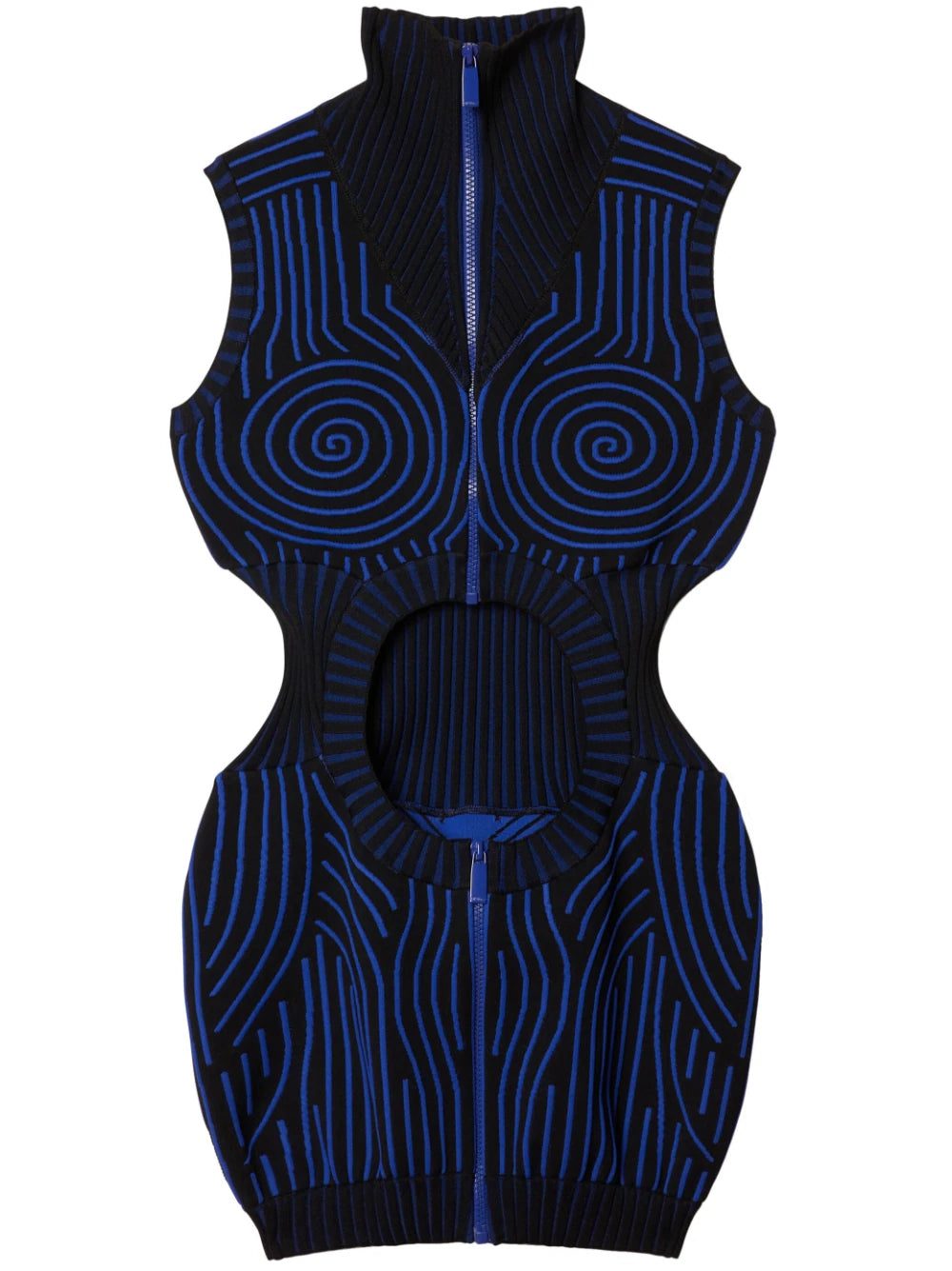 Off-White Vortix Hole knitted minidress