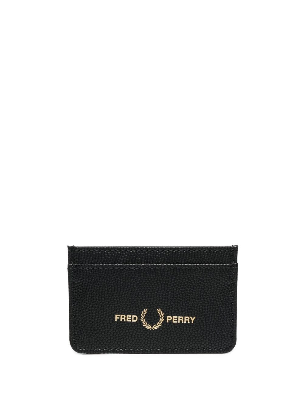 Fred Perry logo-print cardholder