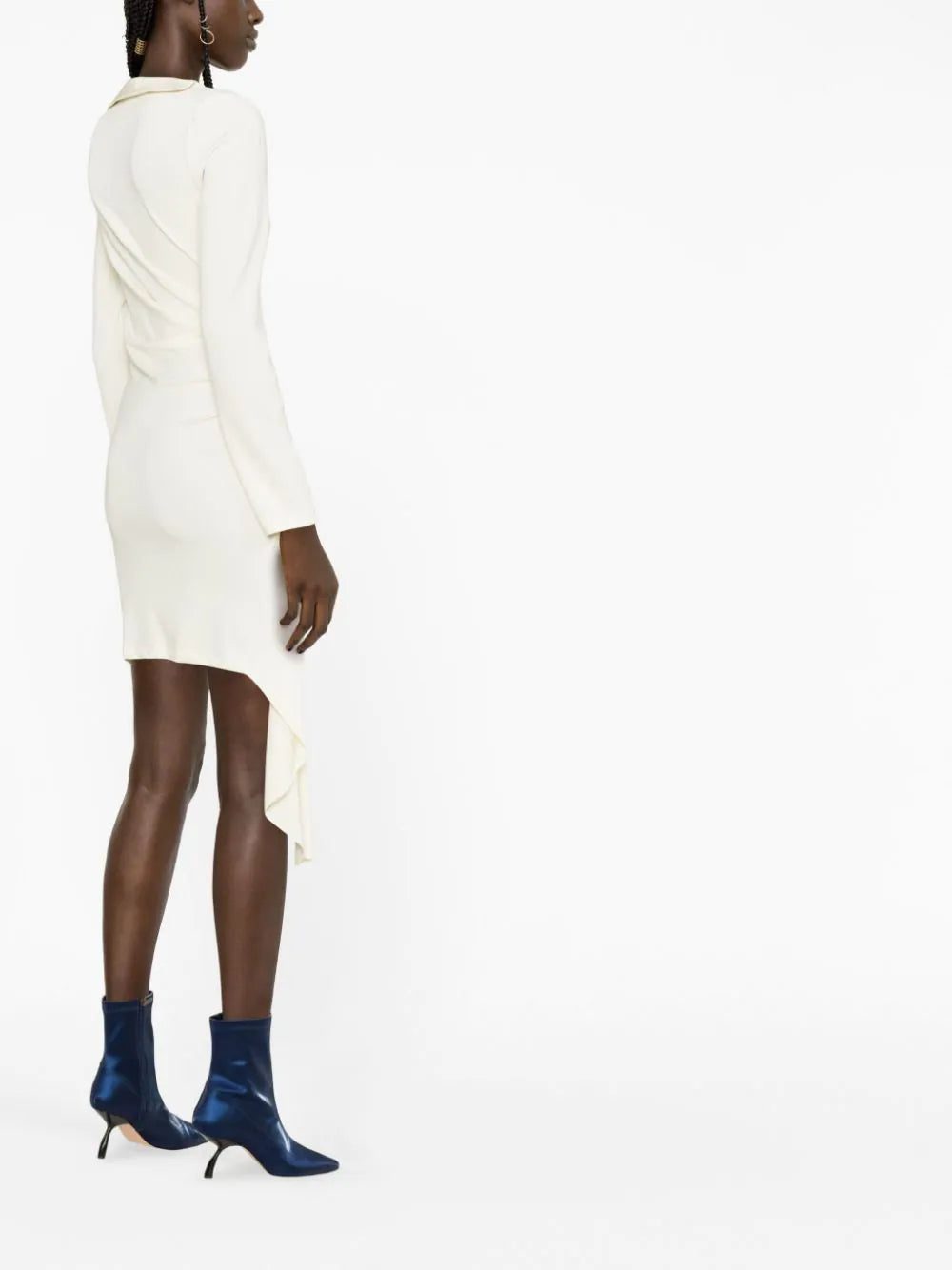 Off-White asymmetric ruched minidress - Image 3