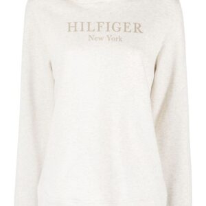 Tommy Hilfiger  foil logo-print drawstring hoodie