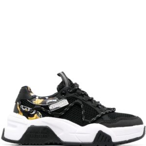 Versace Jeans Couture mesh-panel low-top sneakers