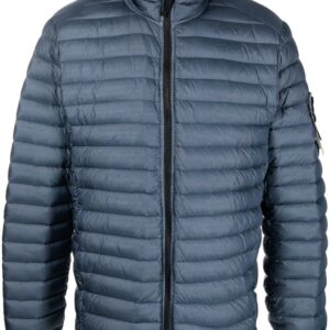 Stone Island  Compass-patch hooded padded jacket