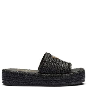 Prada  woven flatform sandals