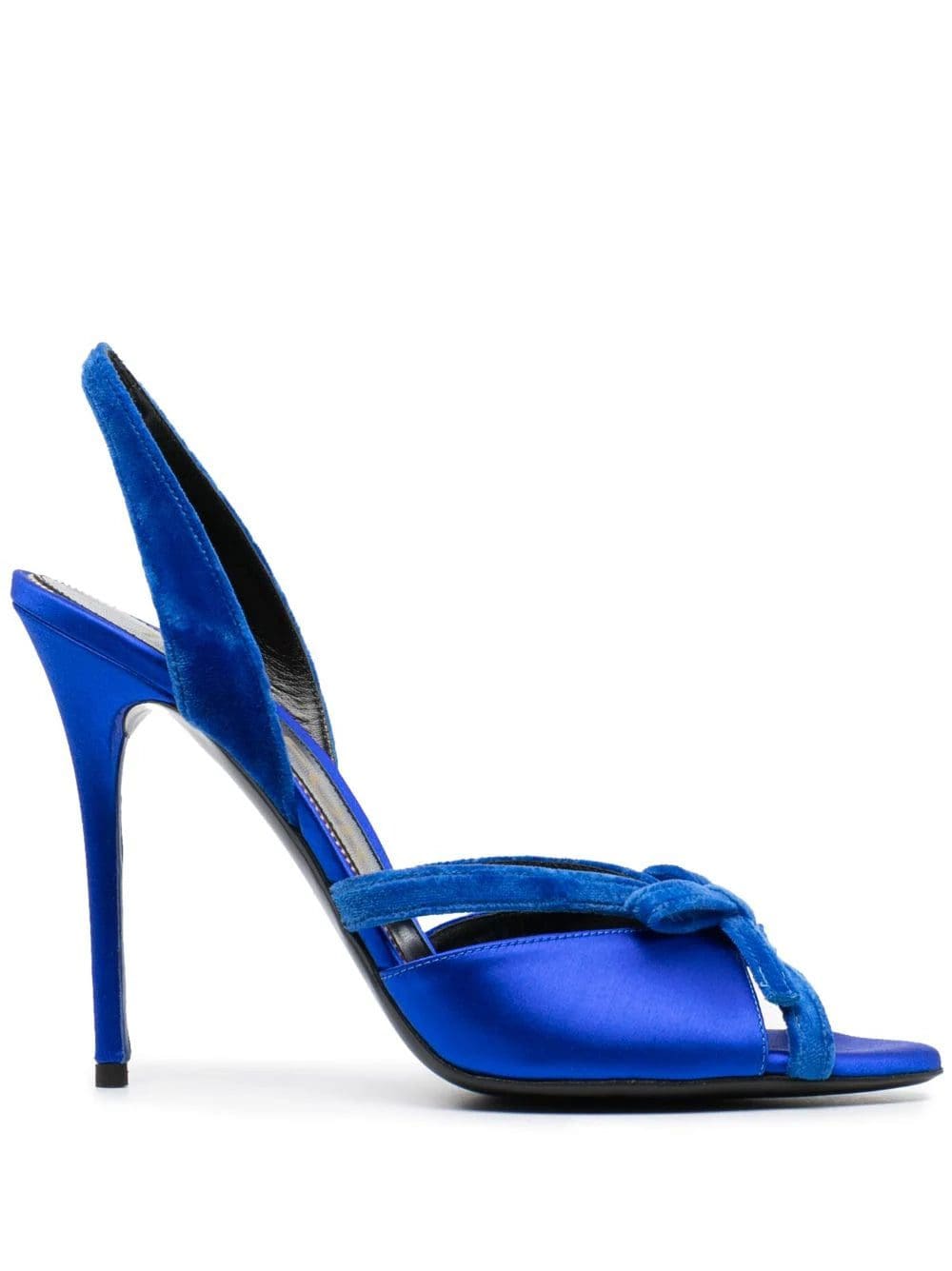 TOM FORD bow-detail 124mm satin sandals