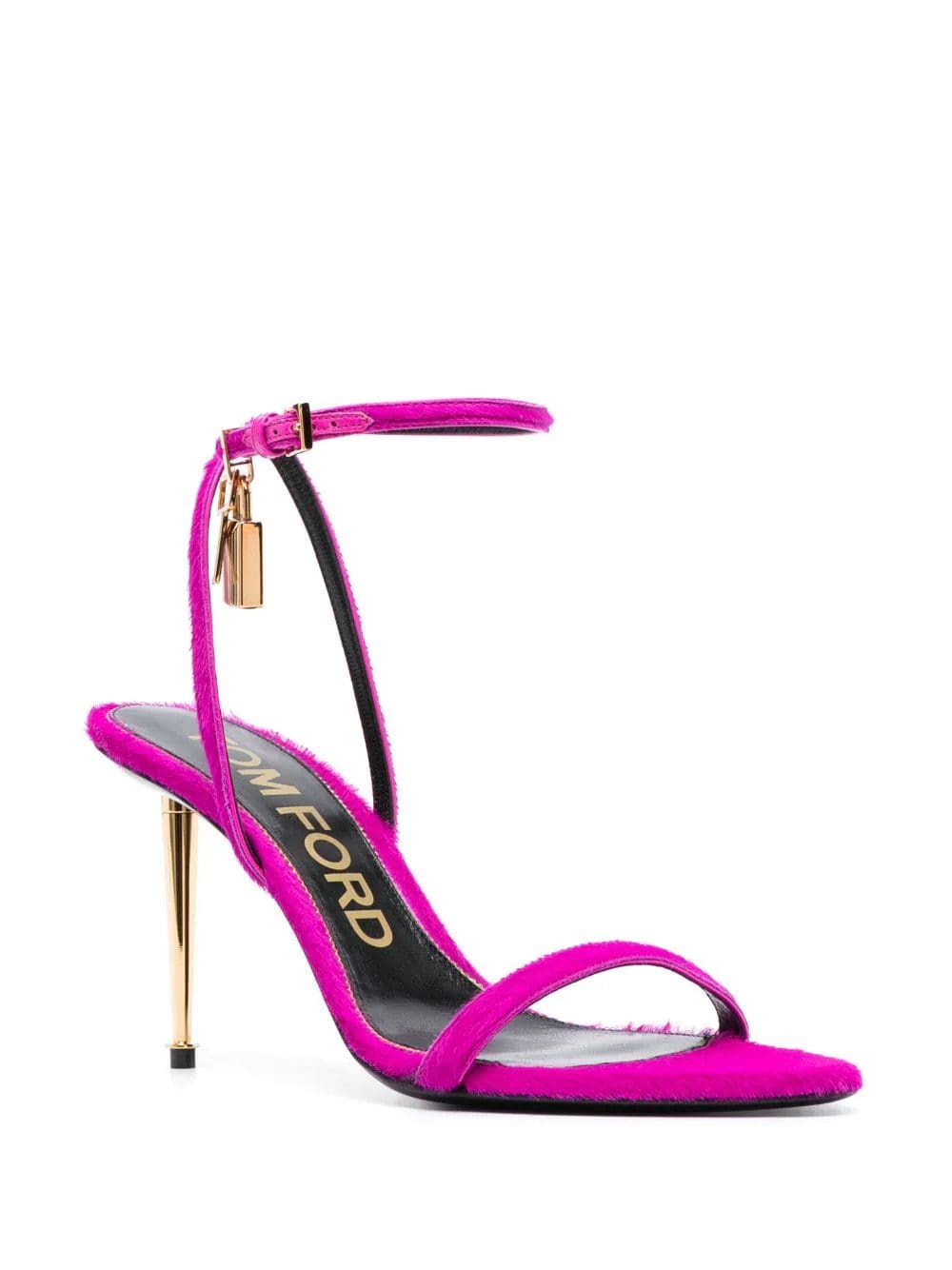 TOM FORD Padlock 85mm leather sandals - Image 2