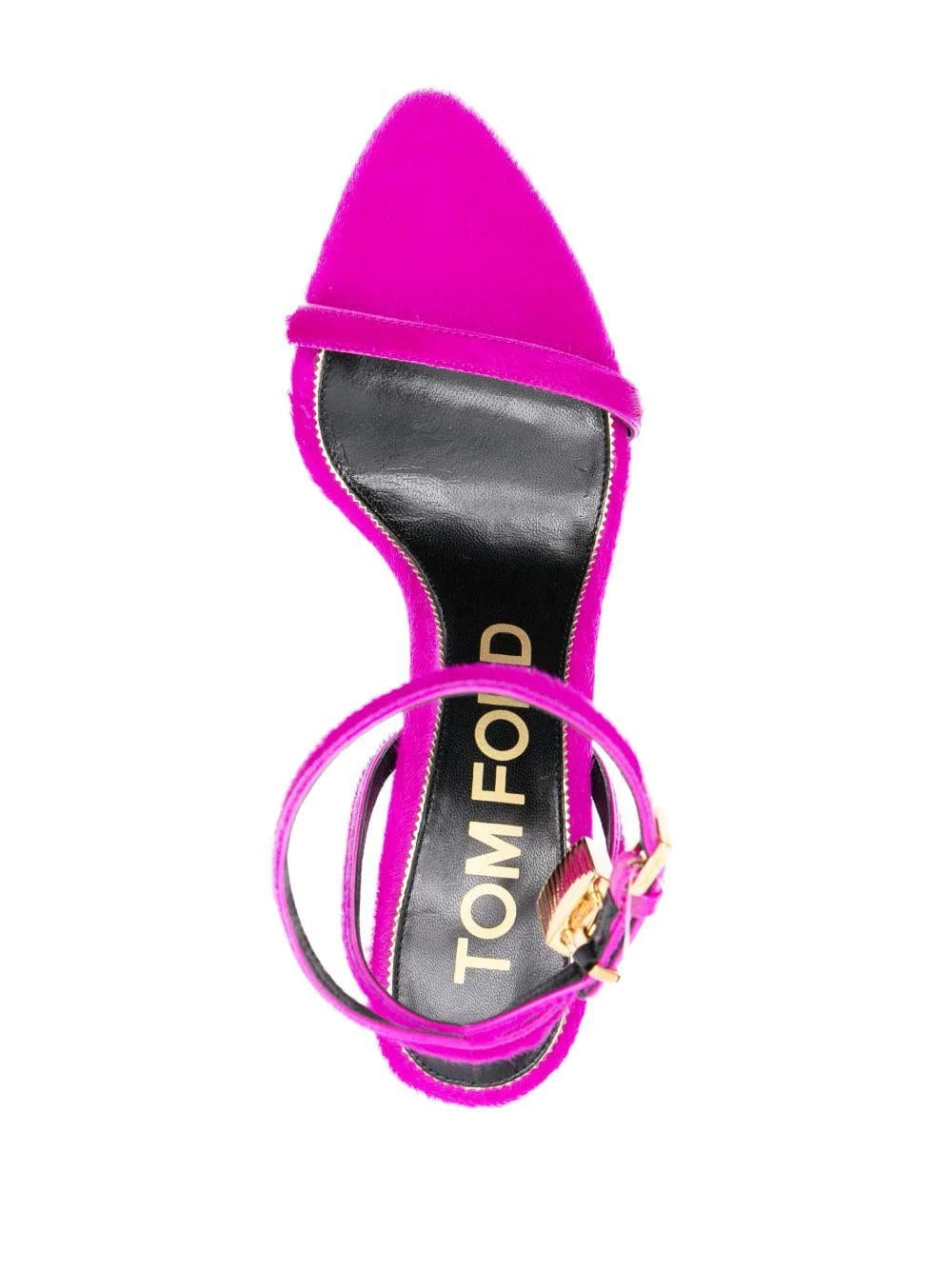 TOM FORD Padlock 85mm leather sandals - Image 4
