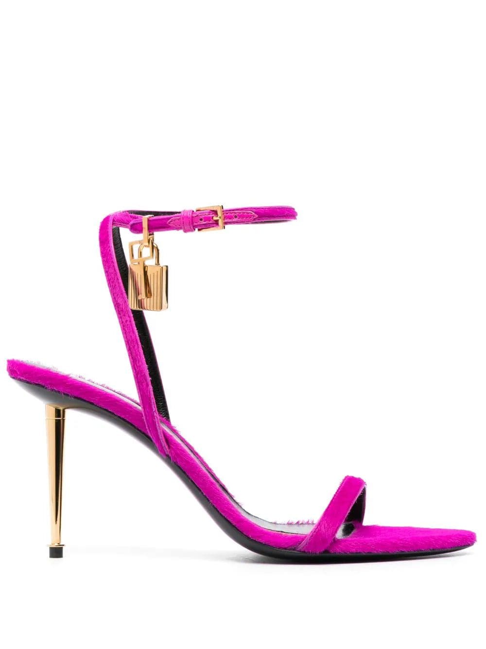 TOM FORD Padlock 85mm leather sandals