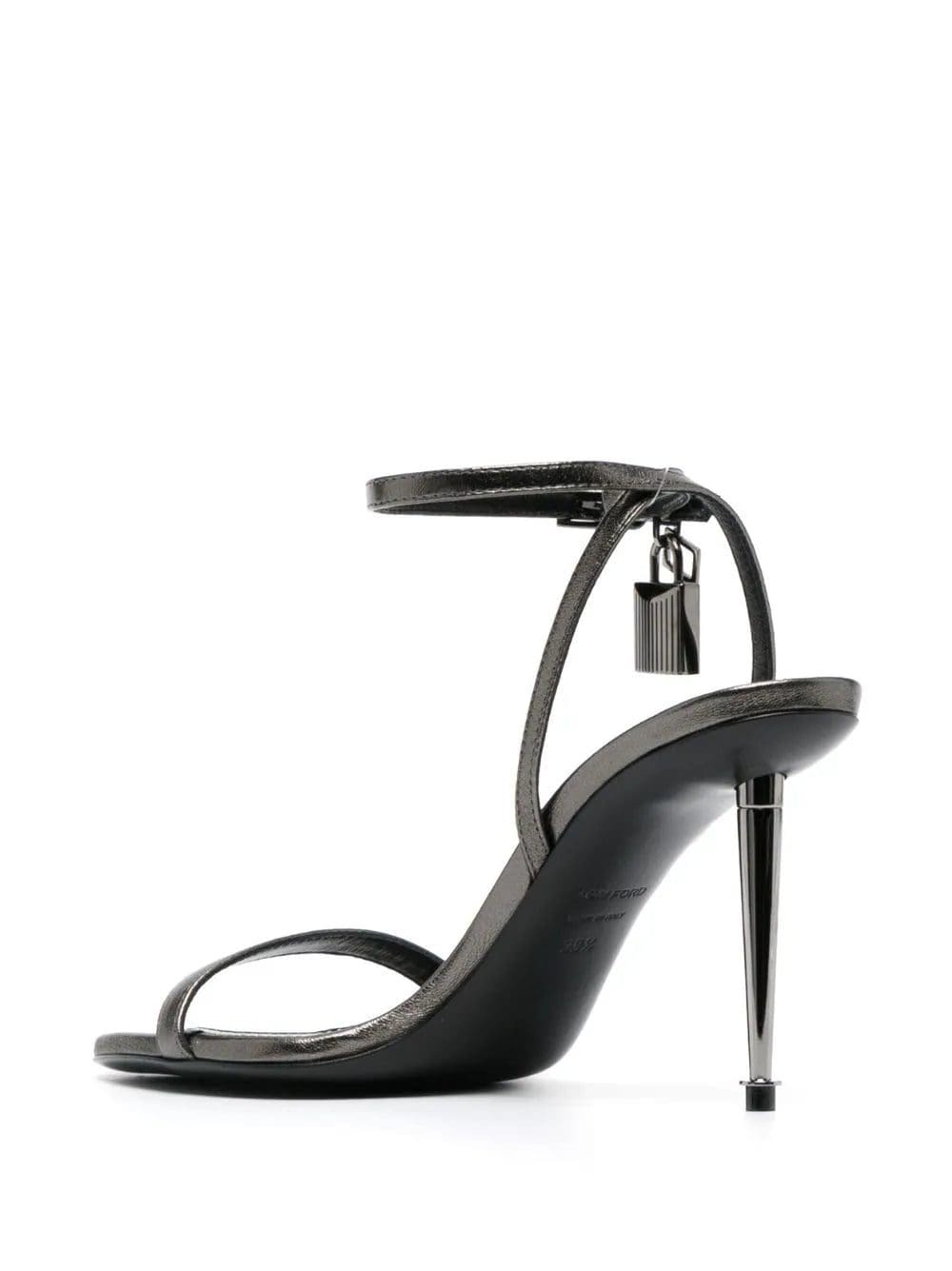 TOM FORD Padlock 105mm leather sandals - Image 2