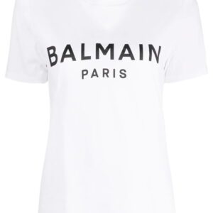 Balmain  logo-print cotton T-shirt