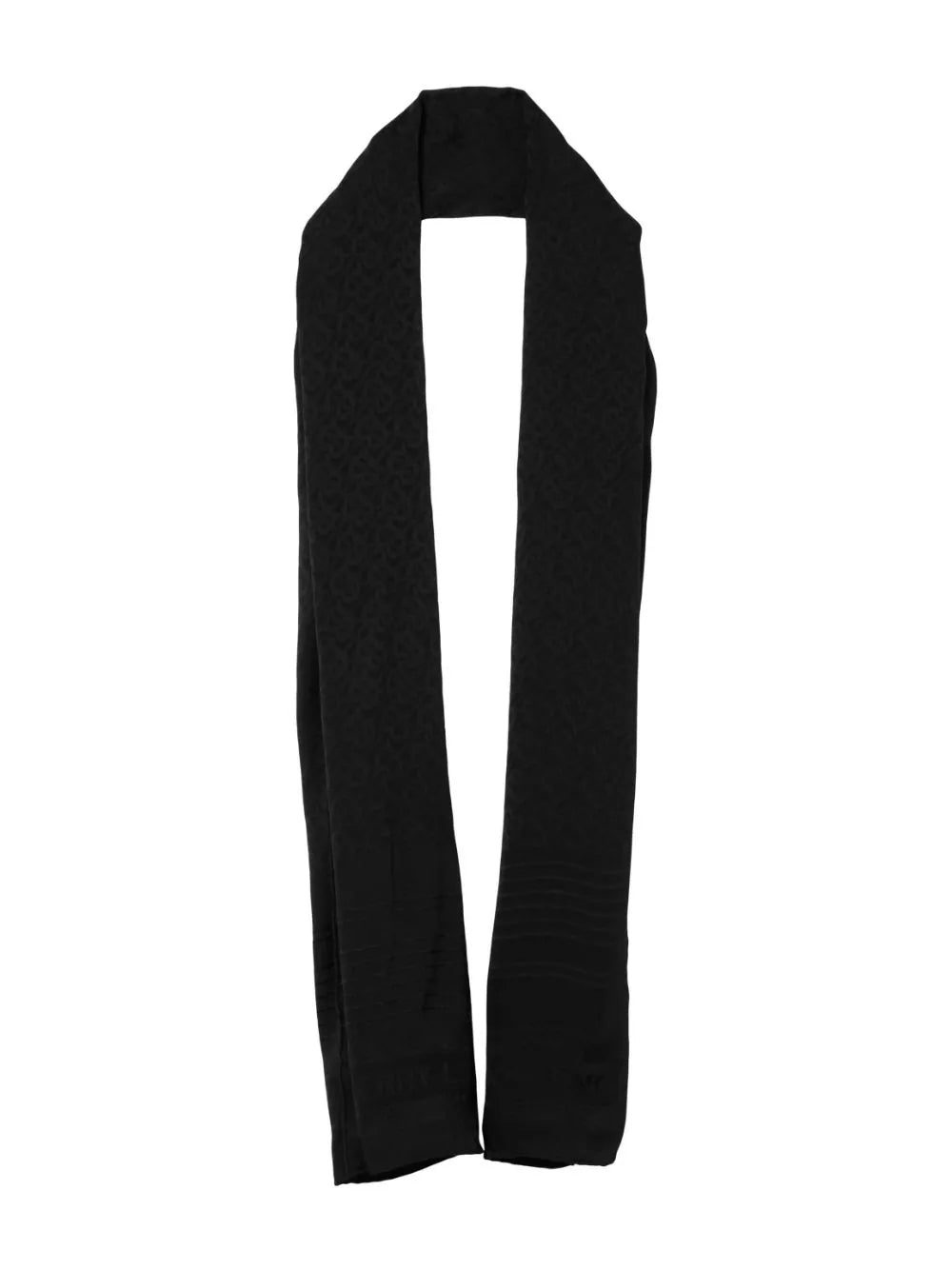 Burberry monogram-jacquard silk scarf - Image 2