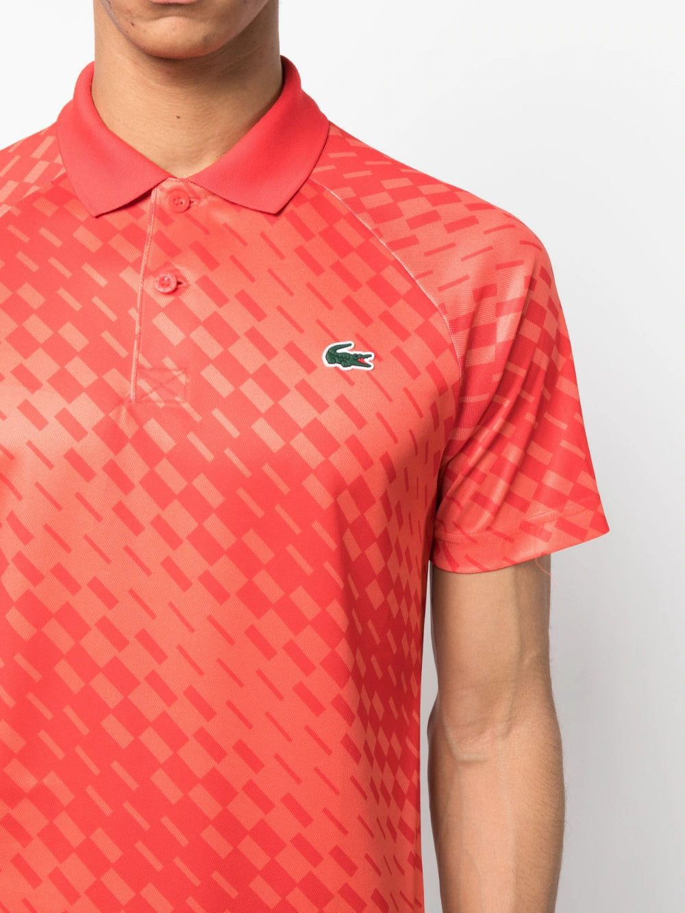 Lacoste logo-patch polo shirt - Image 4