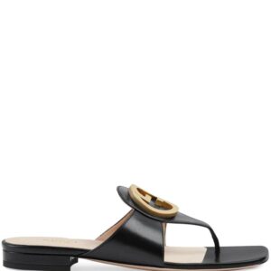 Gucci  Blondie Interlocking G logo thong sandals