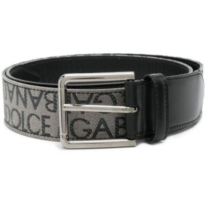 Louis Vuitton logo-embroidered buckle belt