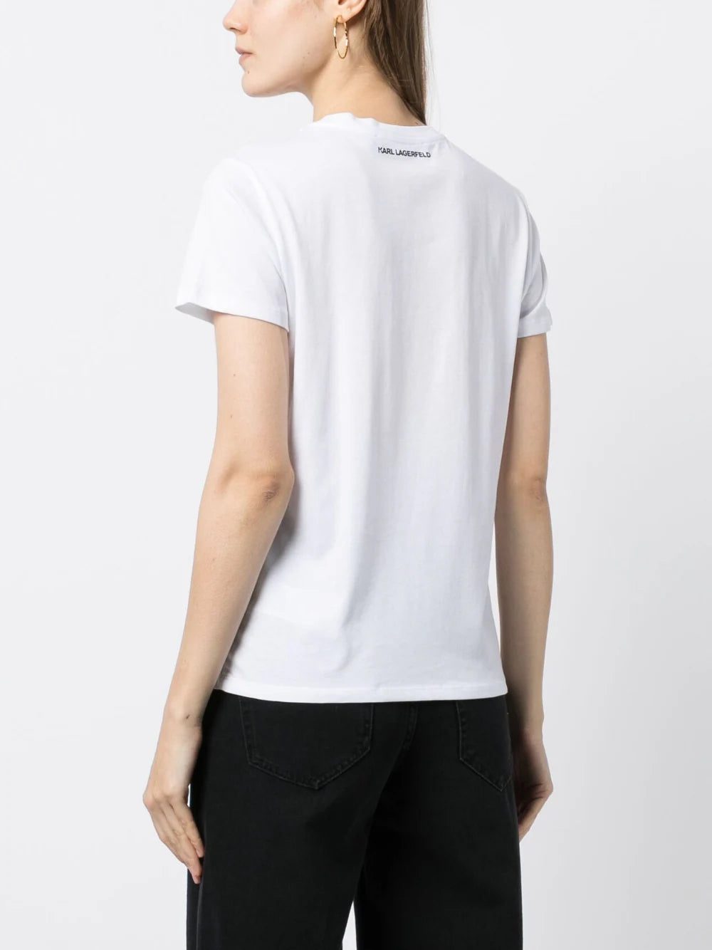 Karl Lagerfeld cotton logo-print T-shirt - Image 4