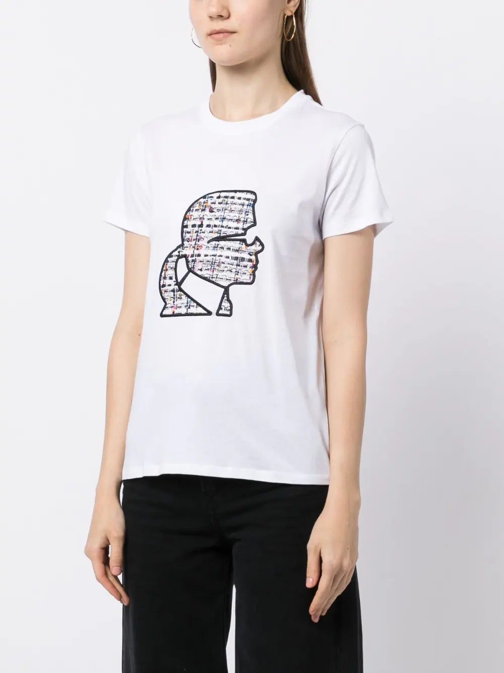 Karl Lagerfeld cotton logo-print T-shirt - Image 3