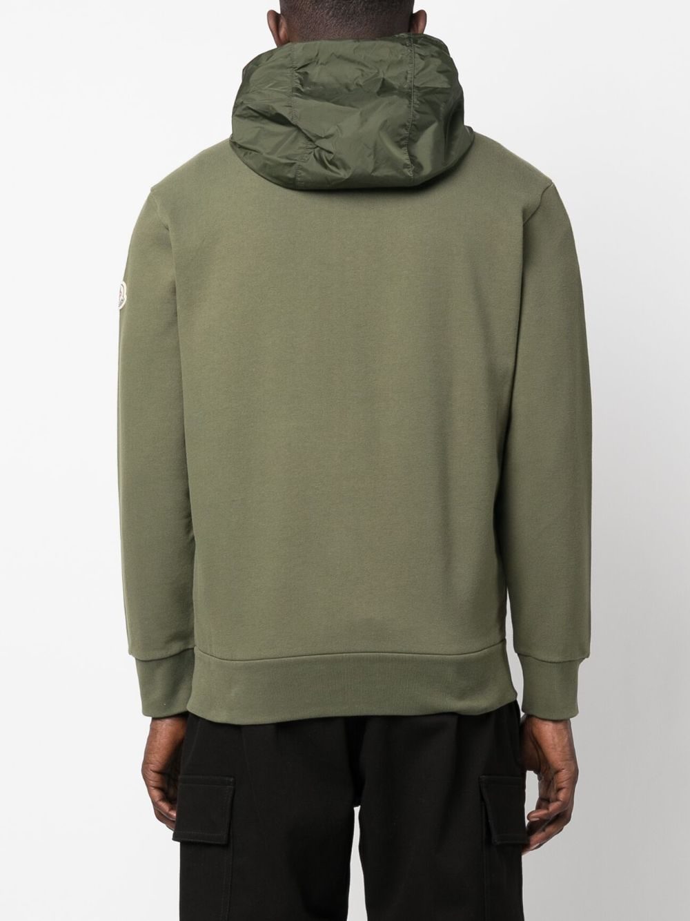 Moncler logo patch zipped hoodie - Image 4