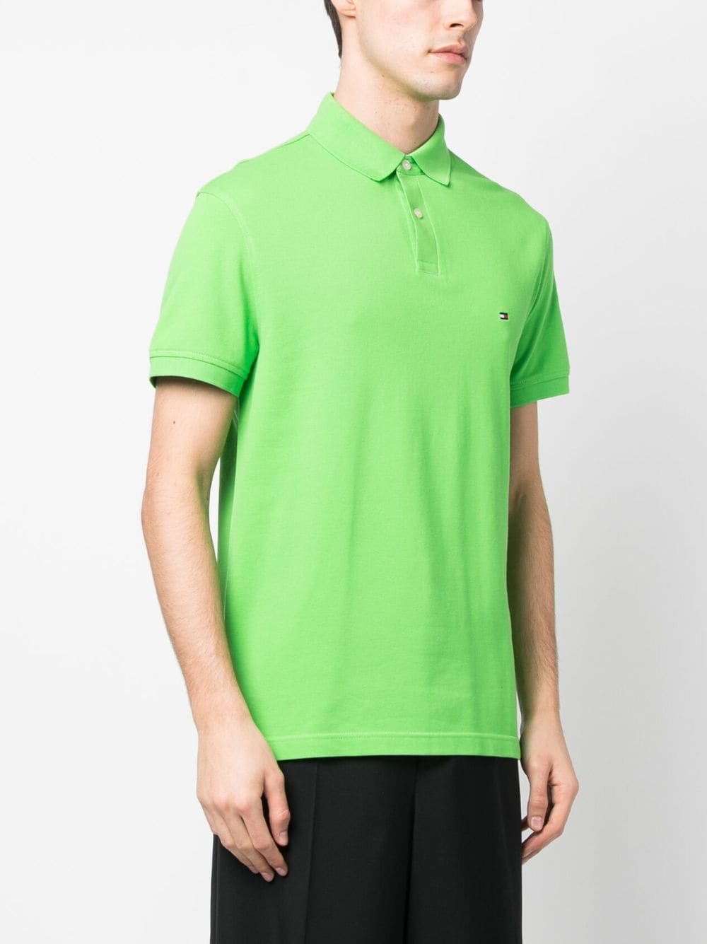 Tommy Hilfiger embroidered-logo cotton polo shirt - Image 3