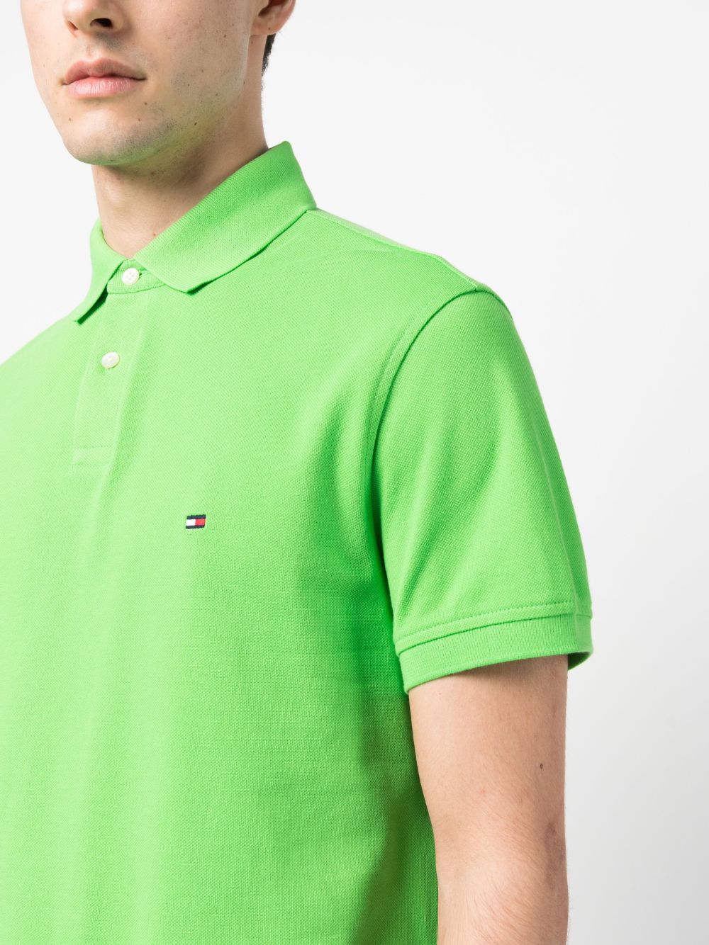 Tommy Hilfiger embroidered-logo cotton polo shirt - Image 5