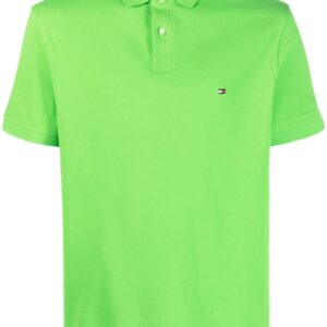 Tommy Hilfiger embroidered-logo cotton polo shirt