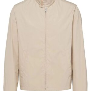 Prada  triangle-logo zip-up jacket