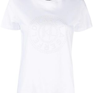 Karl Lagerfeld  embossed logo-print T-shirt