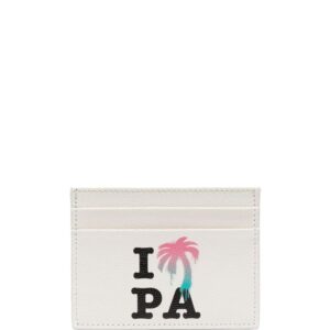 Palm Angels I Love PA leather cardholder