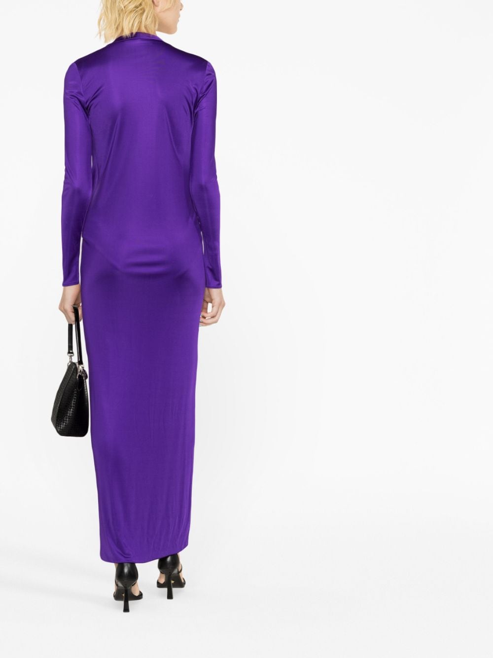Versace cowl-neck maxi dress - Image 4