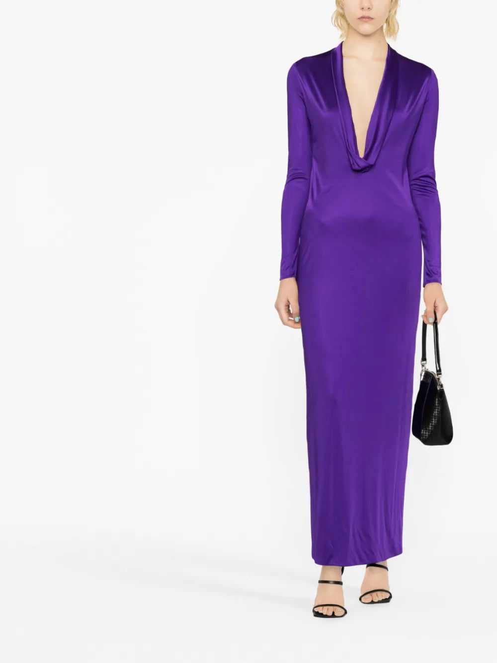 Versace cowl-neck maxi dress - Image 2