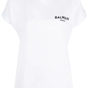 Balmain  logo-print cotton T-shirt