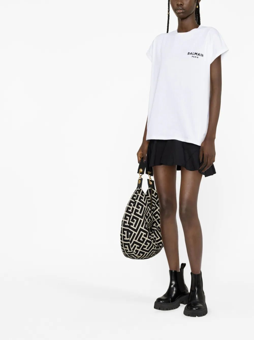 Balmain logo-print cotton T-shirt - Image 2