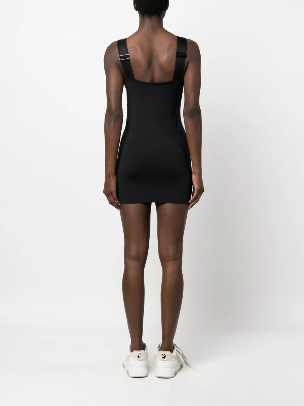 Off-White logo-zip minidress - Image 4