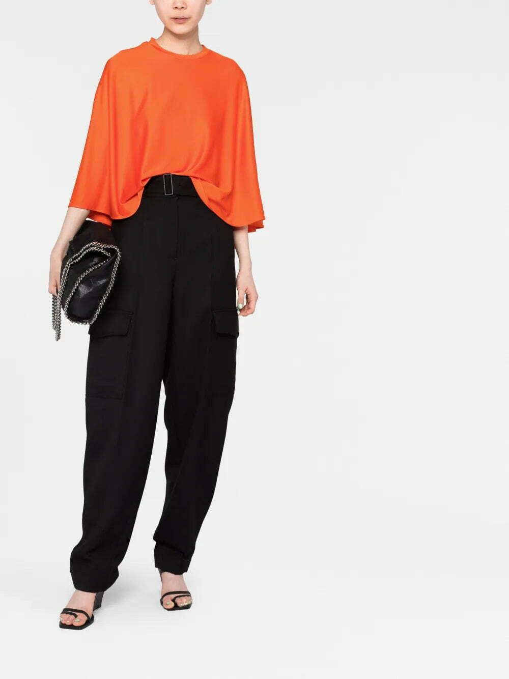 Stella McCartney high-low draped blouse - Image 2