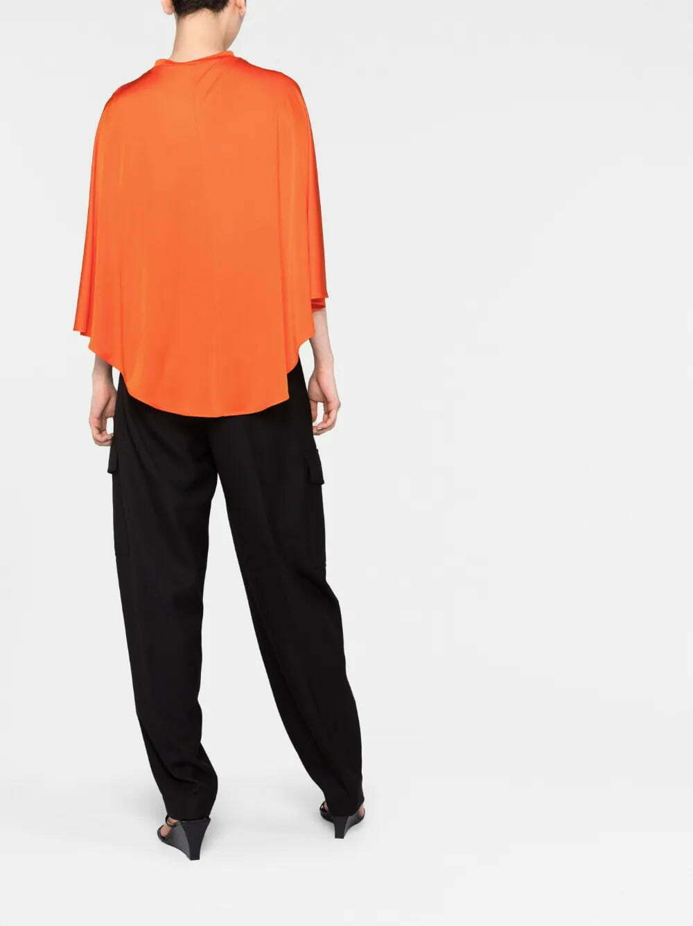 Stella McCartney high-low draped blouse - Image 4
