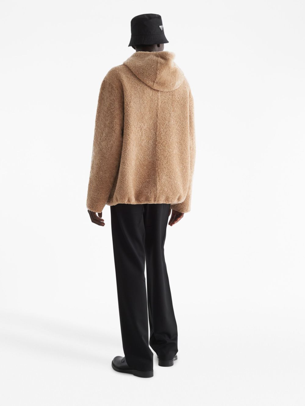 Prada hooded shearling jacket - Image 3