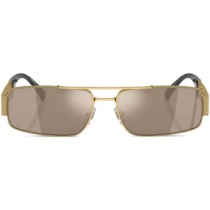 Versace Eyewear logo-plaque rectangular-frame sunglasses