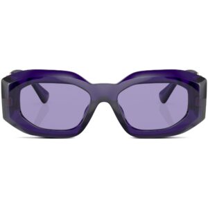 Versace Eyewear logo-plaque geometric-frame sunglasses