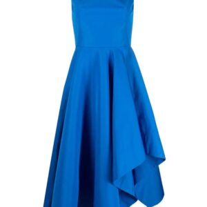 Alexander McQueen  asymmetric draped midi dress