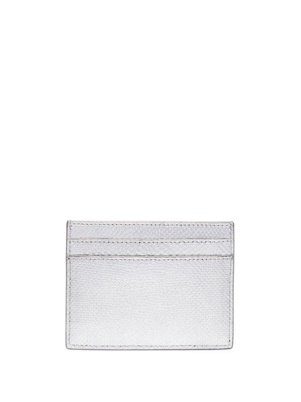 Saint Laurent metallic embossed-logo cardholder - Image 2