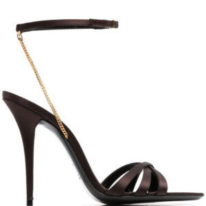 Saint Laurent  Melody 115mm satin sandals