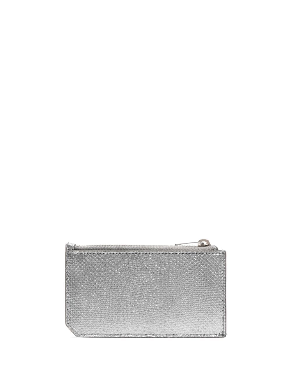 Saint Laurent metallic leather cardholder - Image 2